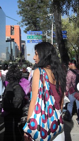 Marcha por el día de la despenalización del aborto en América Latina y el Caribe del Monumento a la madre hasta el Zócalo, 28 de septiembre de 2011 México, D. F.