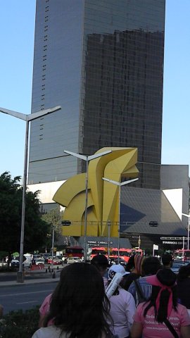 Marcha por el día de la despenalización del aborto en América Latina y el Caribe del Monumento a la madre hasta el Zócalo, 28 de septiembre de 2011 México, D. F.