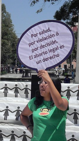 Celebración en el marco del día Internacional por la Despenalización del Aborto en América Latina y el Caribe que se llevo a cabo el día 27 de septiembre de 2011 en el Hemiciclo a Juárez México, D.F. (