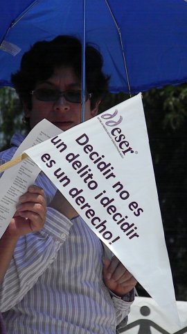 Celebración en el marco del día Internacional por la Despenalización del Aborto en América Latina y el Caribe que se llevo a cabo el día 27 de septiembre de 2011 en el Hemiciclo a Juárez México, D.F. (