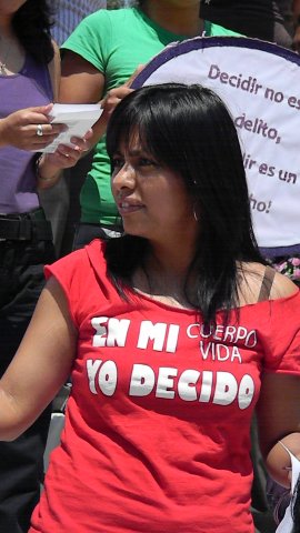 Celebración en el marco del día Internacional por la Despenalización del Aborto en América Latina y el Caribe que se llevo a cabo el día 27 de septiembre de 2011 en el Hemiciclo a Juárez México, D.F. (