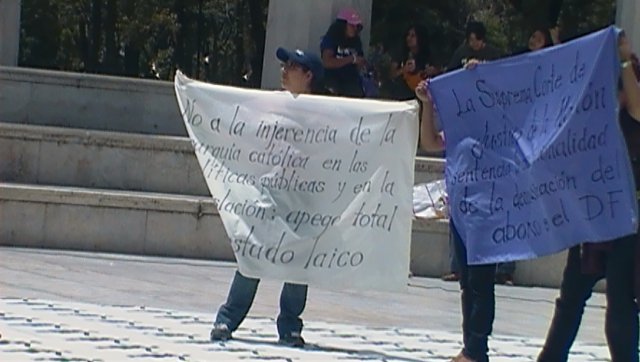 Celebracion 3er aniversario de la sentencia de la SCJN por la costitucionalidad de las reformas legales que despenalizan la ILE en el DF hasta la 12a semana de gestación