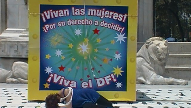 Celebracion 3er aniversario de la sentencia de la SCJN por la costitucionalidad de las reformas legales que despenalizan la ILE en el DF hasta la 12a semana de gestación